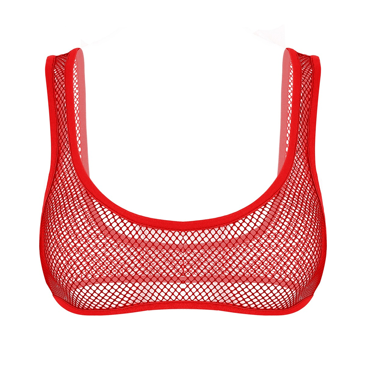 Women's Sheer Bra Top / U-Neckline Exotic Crop Top / Female Sexy Outfits - EVE's SECRETS