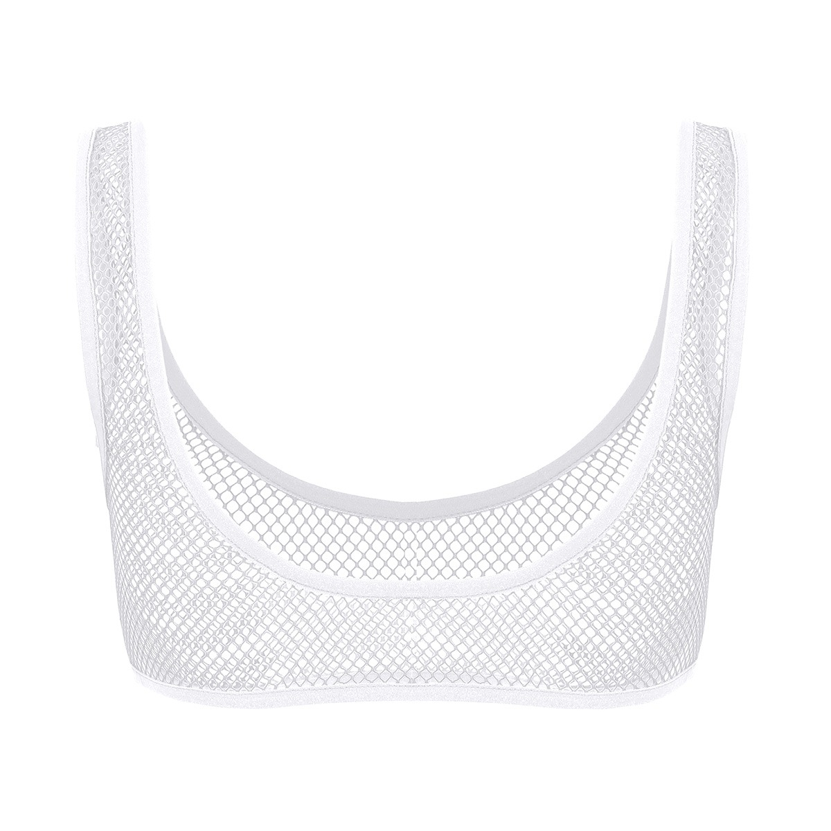 Women's Sheer Bra Top / U-Neckline Exotic Crop Top / Female Sexy Outfits - EVE's SECRETS