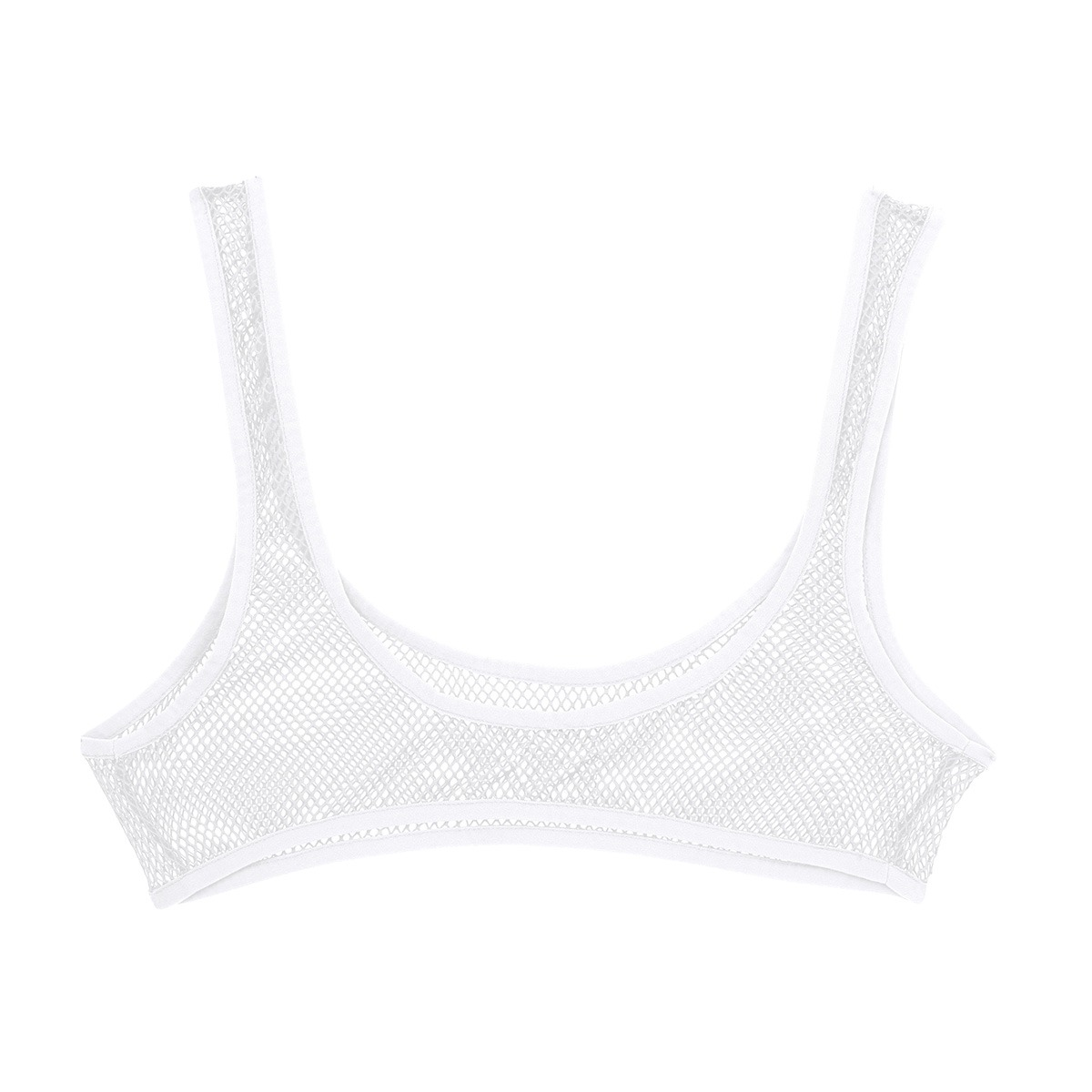 Women's Sheer Bra Top / U-Neckline Exotic Crop Top / Female Sexy Outfits - EVE's SECRETS