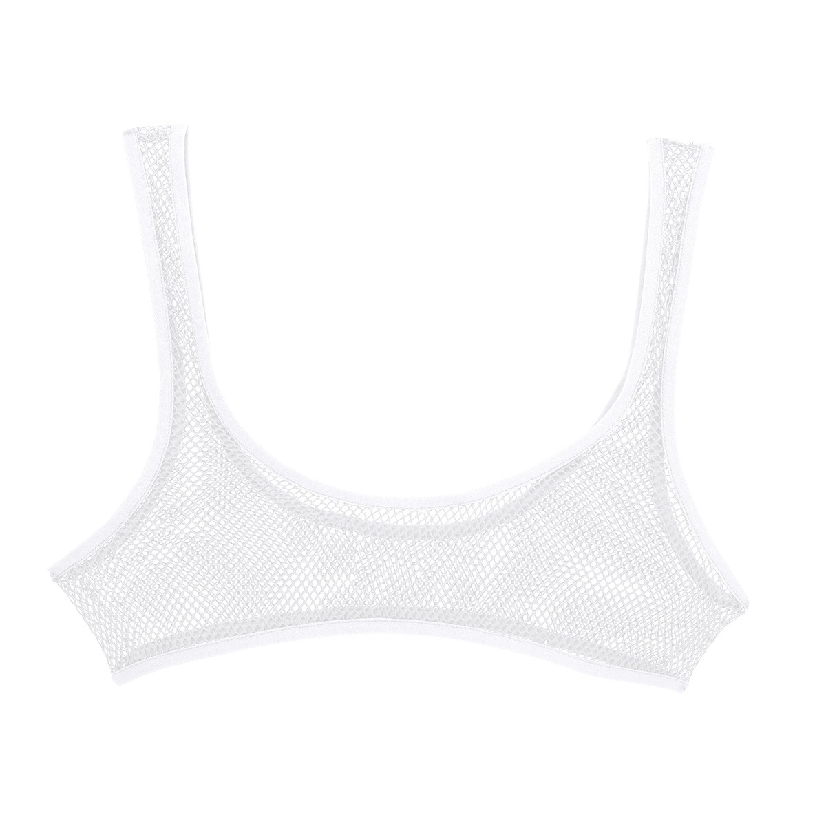 Women's Sheer Bra Top / U-Neckline Exotic Crop Top / Female Sexy Outfits - EVE's SECRETS