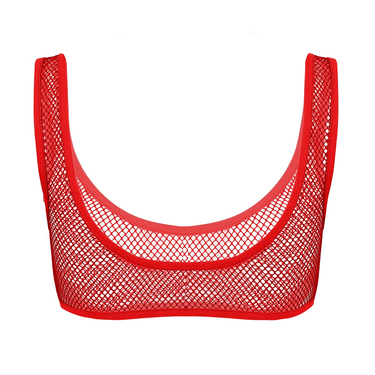 Women's Sheer Bra Top / U-Neckline Exotic Crop Top / Female Sexy Outfits - EVE's SECRETS