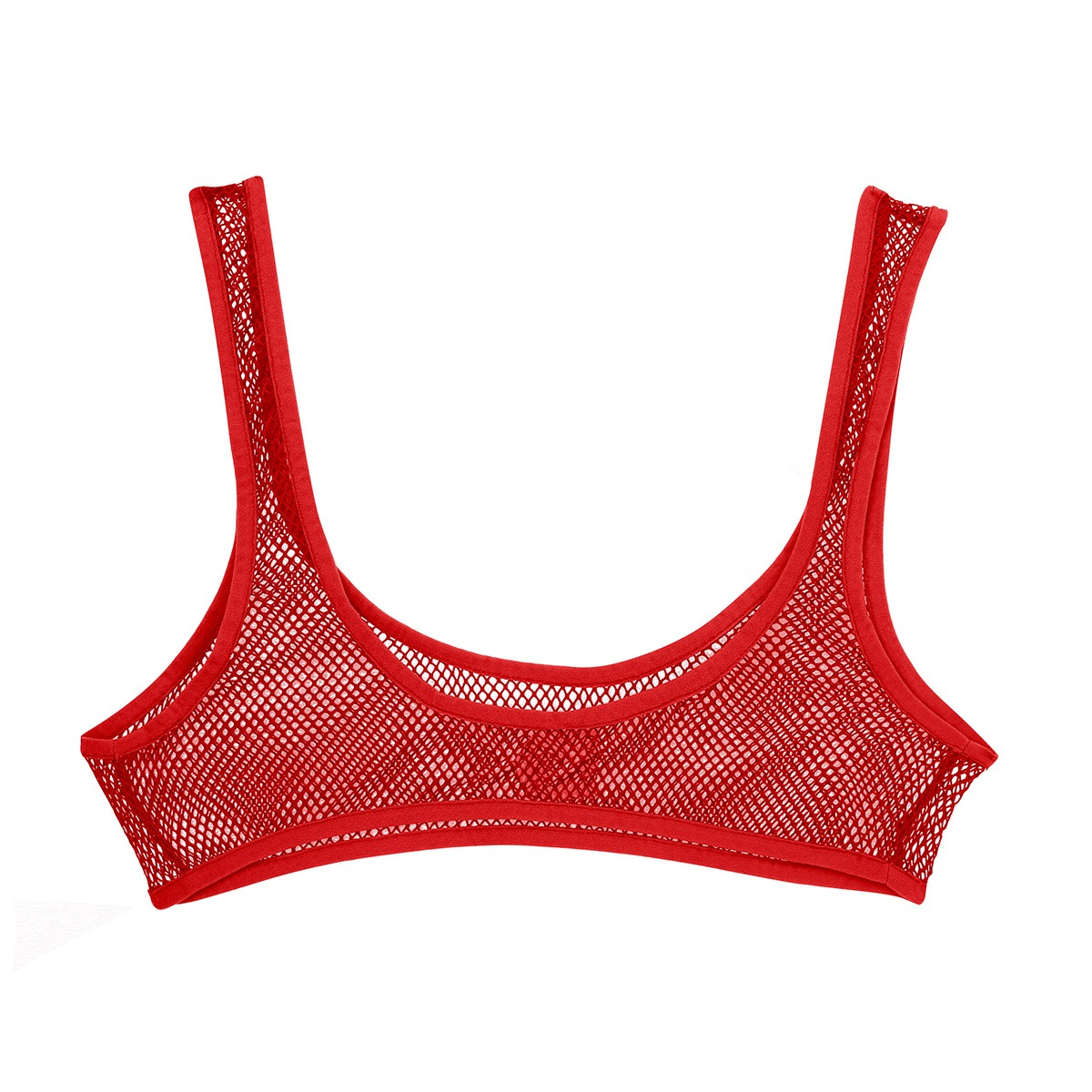 Women's Sheer Bra Top / U-Neckline Exotic Crop Top / Female Sexy Outfits - EVE's SECRETS