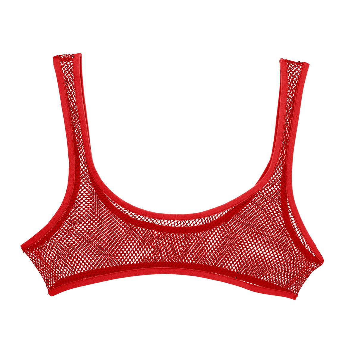 Women's Sheer Bra Top / U-Neckline Exotic Crop Top / Female Sexy Outfits - EVE's SECRETS