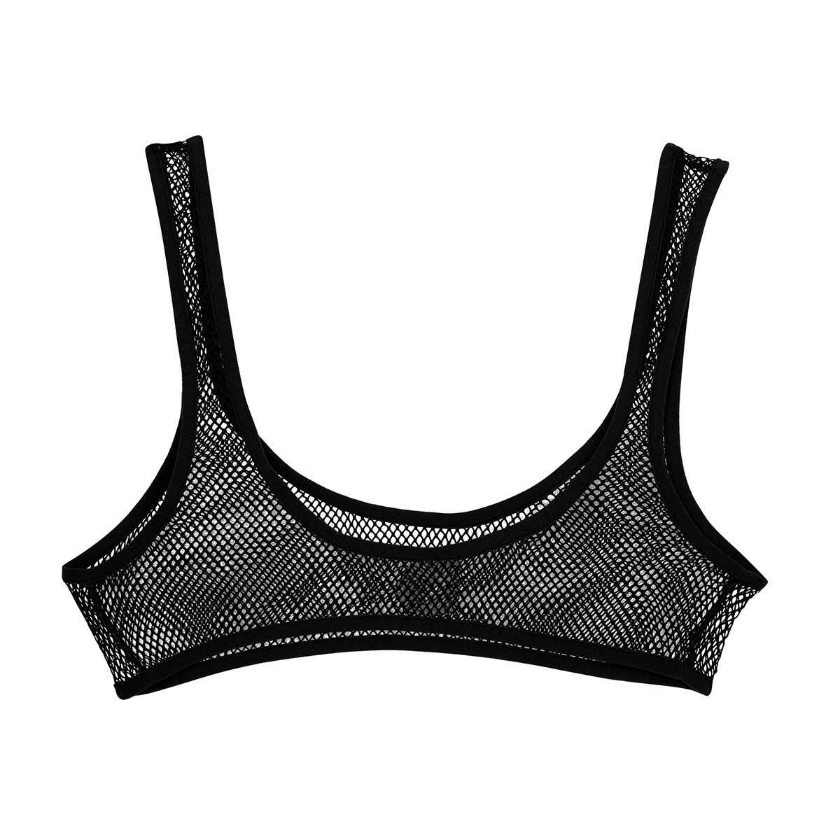 Women's Sheer Bra Top / U-Neckline Exotic Crop Top / Female Sexy Outfits - EVE's SECRETS
