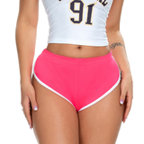 Women's Spandex Mid-rise Elastic Shorts / Sexy Adult Shorts with White Edge - EVE's SECRETS