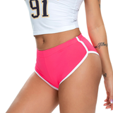 Women's Spandex Mid-rise Elastic Shorts / Sexy Adult Shorts with White Edge - EVE's SECRETS