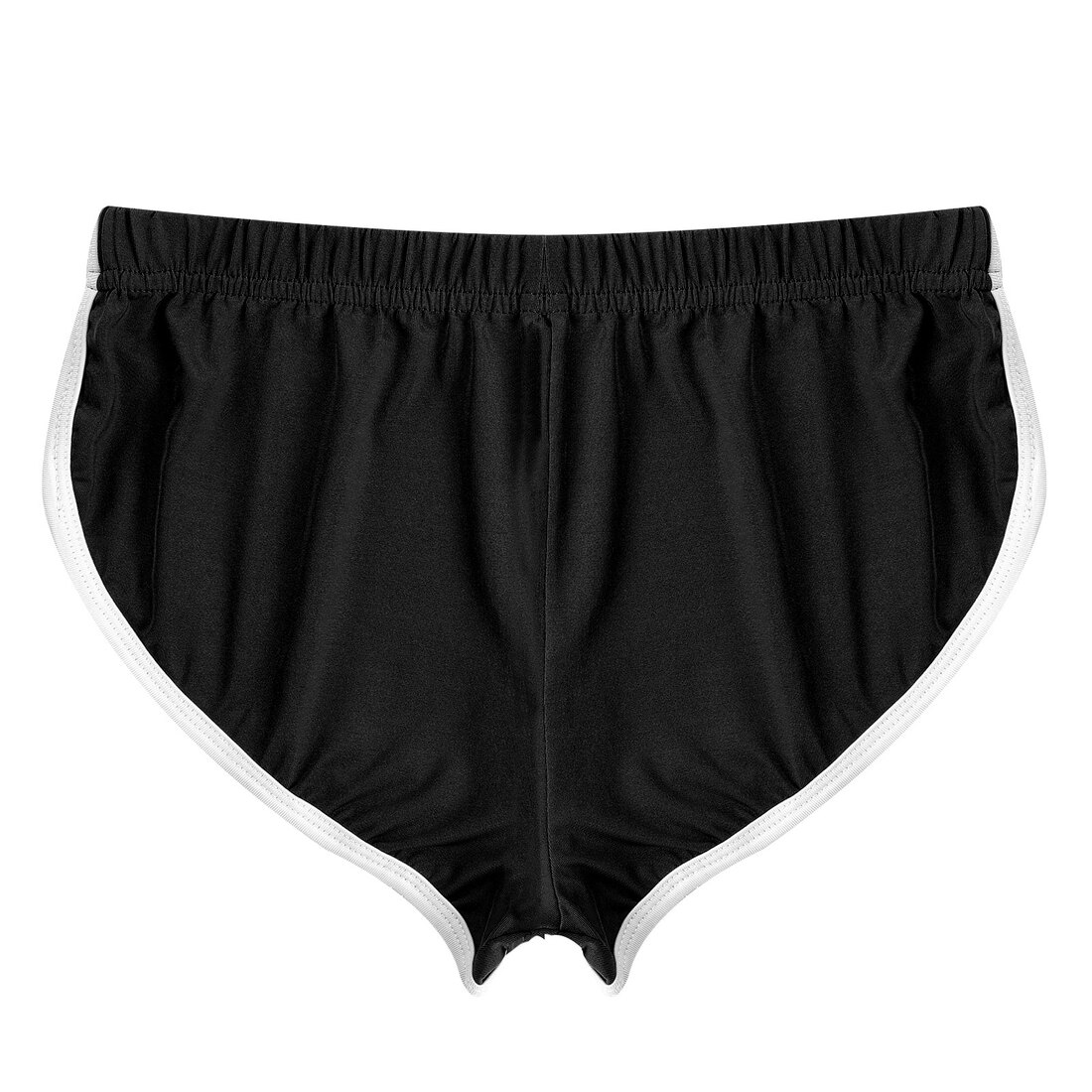 Women's Spandex Mid-rise Elastic Shorts / Sexy Adult Shorts with White Edge - EVE's SECRETS