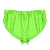 Women's Spandex Mid-rise Elastic Shorts / Sexy Adult Shorts with White Edge - EVE's SECRETS