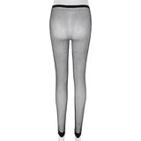 Women's Through Sheer High-Waist Hollow Out / Sexy Footless Stretchy Tights Stockings - EVE's SECRETS