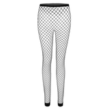 Women's Through Sheer High-Waist Hollow Out / Sexy Footless Stretchy Tights Stockings - EVE's SECRETS