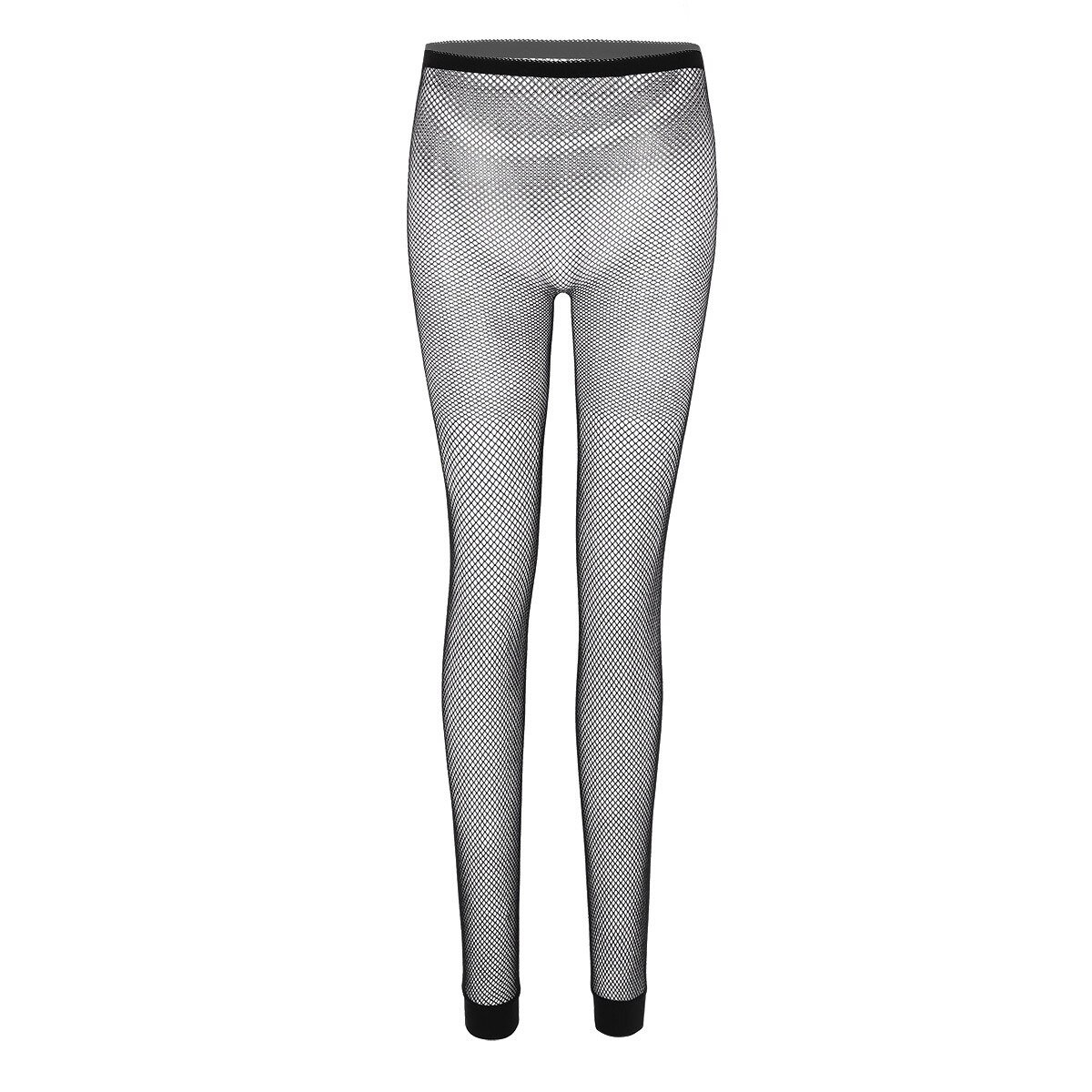 Women's Through Sheer High-Waist Hollow Out / Sexy Footless Stretchy Tights Stockings - EVE's SECRETS