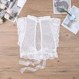 Women's Transparent Sexy Lingerie With Floral Print / Lace Sheer Mesh Wireless Bra Crop Top - EVE's SECRETS