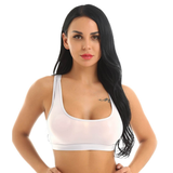 Women's Ultra-Thin Sexy Tank Top / Sleeveless Scoop Neck Racerback Slim Crop Top - EVE's SECRETS