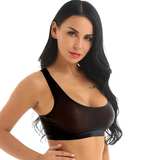 Women's Ultra-Thin Sexy Tank Top / Sleeveless Scoop Neck Racerback Slim Crop Top - EVE's SECRETS
