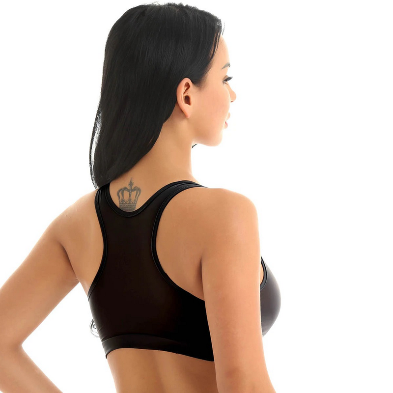 Women's Ultra-Thin Sexy Tank Top / Sleeveless Scoop Neck Racerback Slim Crop Top - EVE's SECRETS