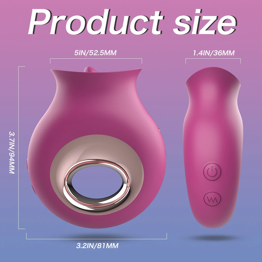 Women's Vibrator for Masturbation / Oral Stimulator Clit, Nipple & G-Spot / Female Sex Toys - EVE's SECRETS