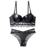 Ensemble de soutien-gorge et culotte à pampilles vintage pour femmes / Lingerie sexy pour femmes