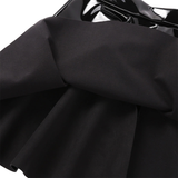 Women's Wet Look Leather Mini Skirts / High Waist Pleated Latex Circle Skirt / Sexy Clubwear Skirts - EVE's SECRETS