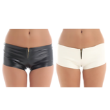 Women's Wetlook Punk Shorts /  Night Clubwear Drawstring Booty Shorts / Pole Dance Adult Costumes - EVE's SECRETS
