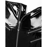 Women's Wetlook Summer Sexy Pole Dance Panties / High-Waisted Front Zip Up Booty Shorts - EVE's SECRETS