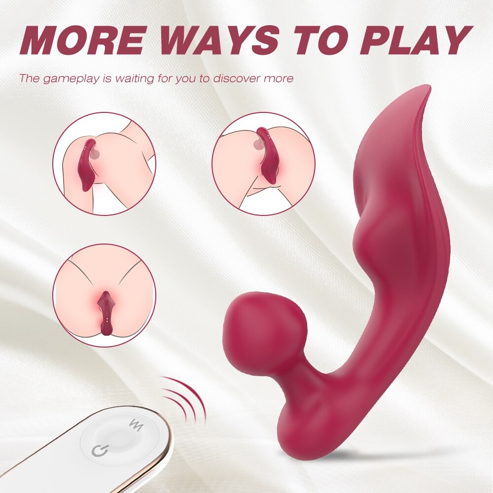 Women's Wireless Remote Masturbator / Female Anal Sex Toys / Clitoral Vibrator - EVE's SECRETS