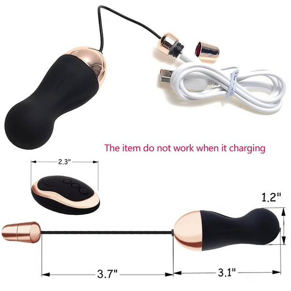 wired vibrating egg ELLIE Licking Egg Vibrator with Wired Remote - Purple