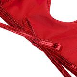 Women's Clubwear Dance Shiny Tank Tops / Metallic Cut Out Strappy Sexy Crop Tops - EVE's SECRETS