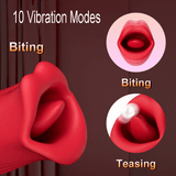 3in1 Patting Licking Vibrating Sex Toy / Clit G-Spot A-Spot Vibrator - EVE's SECRETS