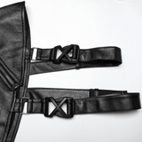 Adjustable Buckle Cyberpunk Shoulder Armor for Bold Style