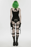 Adjustable Punk Leg Harness with Twin Pocket Bags