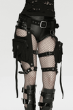 Adjustable Punk Leg Harness with Twin Pocket Bags