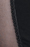 Leggins gothiques élégants avec motifs baroques / Pantalon taille élastique noir pour femmes sexy
