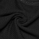 Black Gothic Mesh Cami with Moon Charm Accent Detail