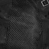 Black Leather Punk Mini Skirt with Buckles and Pouches