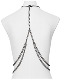 Chic Multi-Chain Body Harness for Effortless Layering