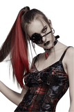 Cosplay Eye Mask: Gothic Lace and Skulls Velvet Design