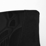 Cyberpunk Black Waist Corset with Stylish Lace-Up Detail