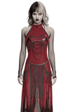 Cyberpunk Chain Body Harness and Fringe Jewelry