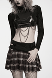 Cyberpunk Chain Body Harness and Fringe Jewelry
