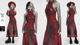 Cyberpunk Chain Body Harness and Fringe Jewelry