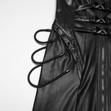 Cyberpunk Dress with Adjustable Waist and Front Zippers