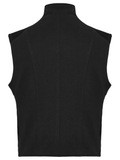 Cyberpunk-Inspired Vest with Futuristic Rubber Armor Accents