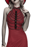 Cyberpunk Skull Chain Body Harness Gothic for Women