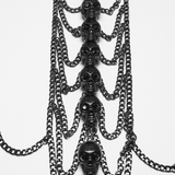 Cyberpunk Skull Chain Body Harness Gothic for Women