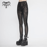 Cyberpunk-Style Leggings for Women: Sexy and See-Through