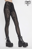 Cyberpunk-Style Leggings for Women: Sexy and See-Through