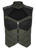 Cyberpunk Tactical Top with Mech Back Armor Plate