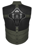 Cyberpunk Tactical Top with Mech Back Armor Plate