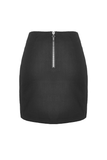 Dark Punk Asymmetrical Lace-Up Mini Skirt for Women