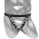 Men's Adjustable Underwear / Lingerie with Metal Chain Front